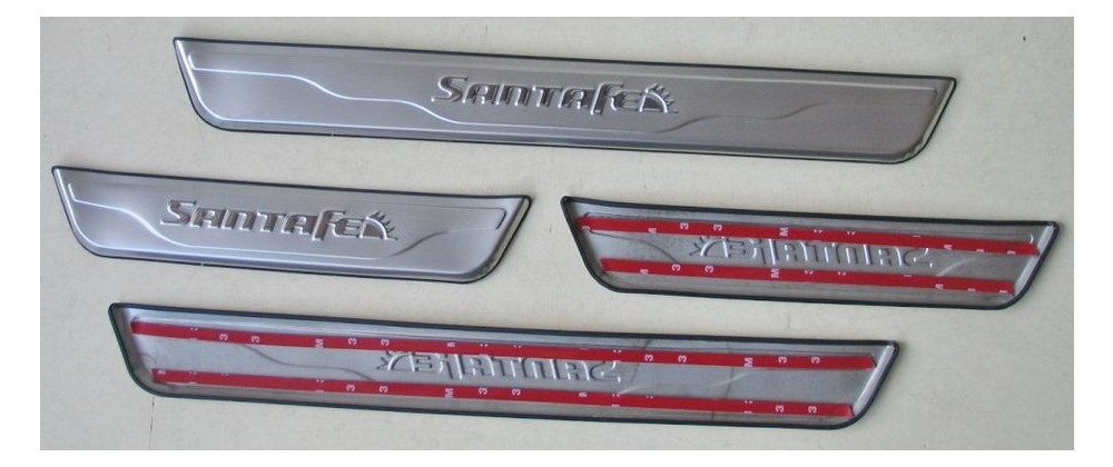 Hyundai Santa Fe 3/ IX45 накладки захисні на пороги дверей (BHYI451312) фото №4