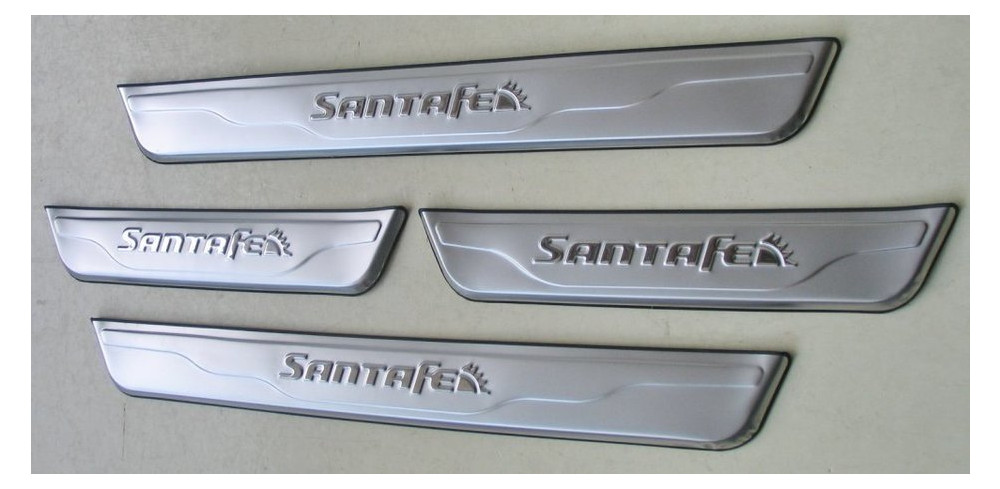 Hyundai Santa Fe 3/ IX45 накладки захисні на пороги дверей (BHYI451312) фото №3