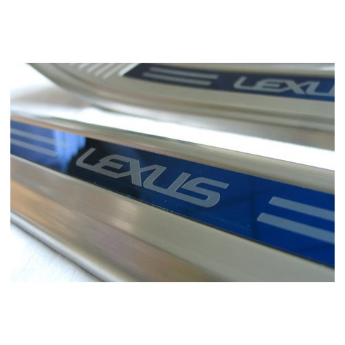 Lexus RX200 накладки захисні на пороги дверних прорізів верхні V1 (WZXLXRX16IDP1) фото №3