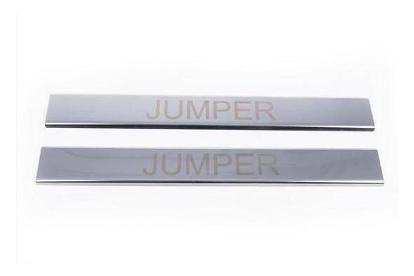 Накладки на пороги Citroen Jumper 2007-2020 2шт. (6454586U) фото №1