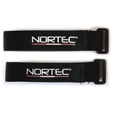 Змінна еластична липучка для льодоступів NORTEC Elastic Velcro Band Black Black/Orange фото №4