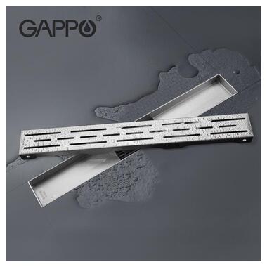 Душовий канал Gappo G810007-1 70х1000 мм нержавіюча сталь  фото №5