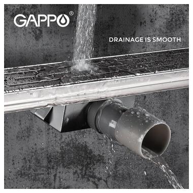 Душовий канал Gappo G810007-1 70х1000 мм нержавіюча сталь  фото №4