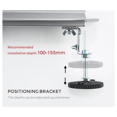 Душовий трап Gappo 70х800 мм нержавіюча сталь G88007-1 фото №2