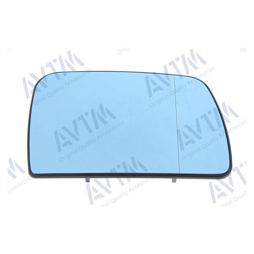 Вкладиш дзеркала Avtm BMW X5 05.00-12.06 правий опуклий із підігрівом блакитне скло (186472888) фото №1