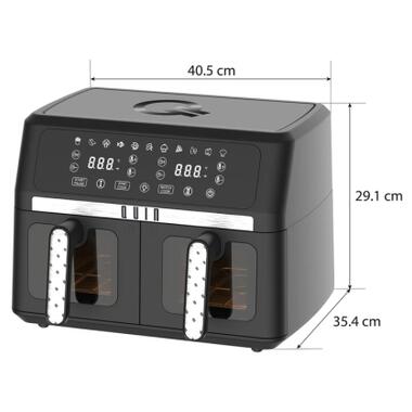 Мультипіч QUIN Air Fryer Dual Zone (YJ-1102AV) фото №9