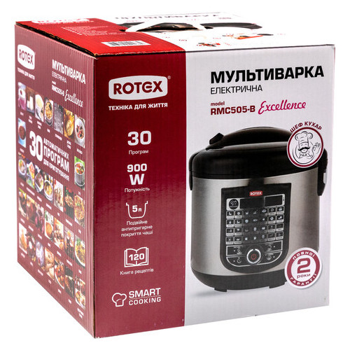 Мультиварка Excellence ROTEX RMC505-B Excellence фото №6