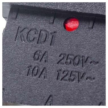 Вимикач одинарний для бойлера KCD1 250V, 6A, 3 контакти фото №5