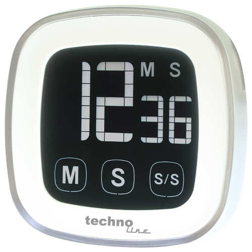 Таймер кухонний Technoline KT400 Magnetic Touchscreen White (KT400) фото №1
