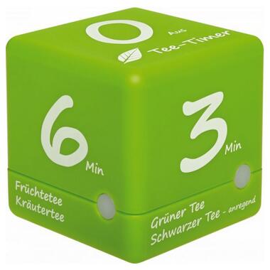 Таймер-куб для заваривания чая цифровой TFA CUBE-TIMER светло-зелный 38203504 фото №1