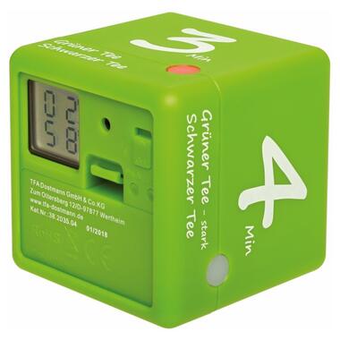 Таймер-куб для заваривания чая цифровой TFA CUBE-TIMER светло-зелный 38203504 фото №3