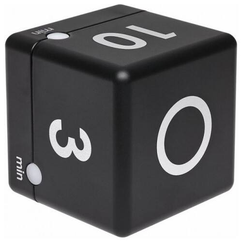 Таймер-куб цифровий TFA CUBE-TIMER, чорний, 35710 хвилин (38204001) фото №2