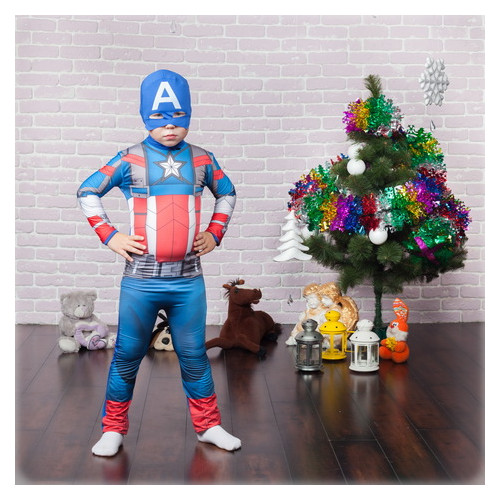 Детский карнавальный костюм Moda I Капитан Америка 2 Мультиколор фото №1