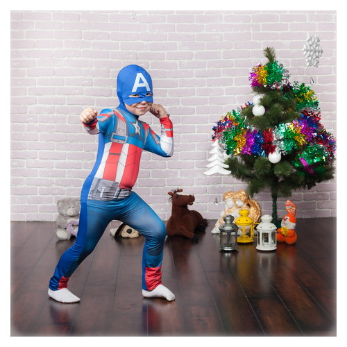 Детский карнавальный костюм Moda I Капитан Америка 2 Мультиколор фото №2