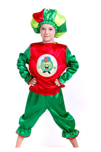 Карнавальный костюм для детей Moda I Арбуз универсал Зеленый фото №2