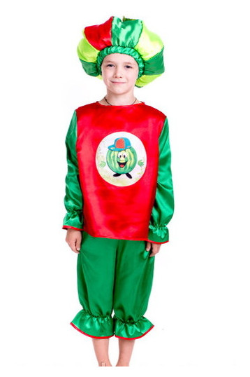 Карнавальный костюм для детей Moda I Арбуз универсал Зеленый фото №1