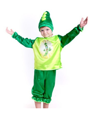 Карнавальный костюм для детей Moda I Горох универсал Салатовый фото №1