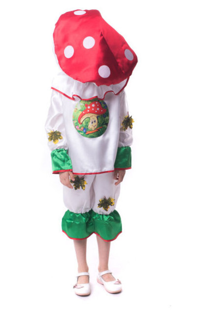 Карнавальный костюм для детей Moda I Гриб Мухомор универсал Красный фото №3
