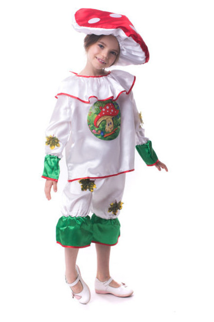 Карнавальный костюм для детей Moda I Гриб Мухомор универсал Красный фото №1