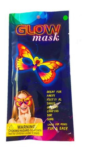 Неонова маска Glow Mask: Метелик (GlowMask4) фото №1