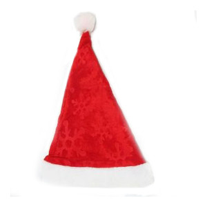 Новогодняя шапка Josef Otten Колпак красный Снежинки 29*39см фото №1