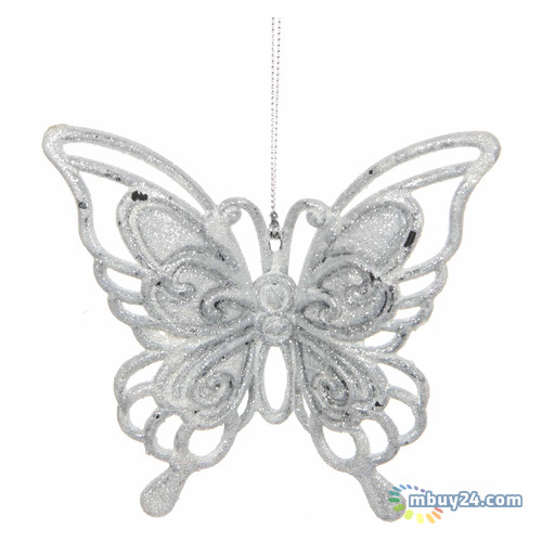 Декоративна прикраса House of seasons Метелик підвісний білий (8718861347005) фото №1