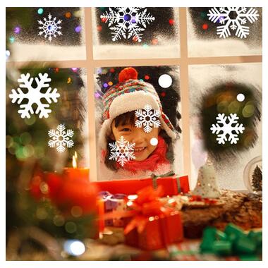 Набір новорічних наліпок на вікно Merry Christmas 3 13748 30х43 см 2 аркуша фото №1