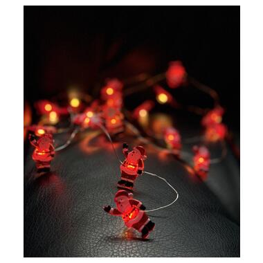 Гірлянда-струна Санта, 2,2 м, 20 LED теплий білий, 2АА батар. Chomik (5900779854178) фото №5