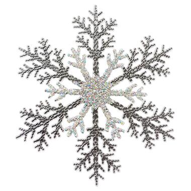 Сніжинка декоративна Novogod‘ko, 21 см, пластик (974867) фото №1