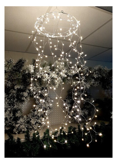 Гірлянда-бахрома Luca Lighting LED Канделябр 1х0.3м білий (8720362026808) фото №1