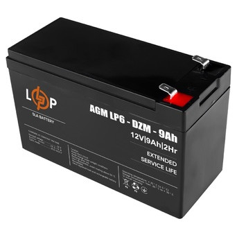 Акумуляторна батарея LogicPower LP 12V 9AH (LP 6-DZM-9 Ah) AGM фото №1