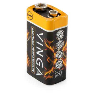 Батарейка 9V 6LR61 Alkaline Vinga (VJAB9V1) фото №2