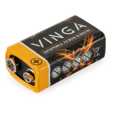 Батарейка 9V 6LR61 Alkaline Vinga (VJAB9V1) фото №3