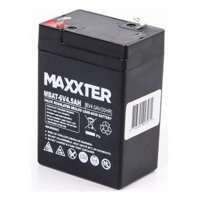 Батарея до ДБЖ Maxxter 6V 4.5AH (MBAT-6V4.5AH) фото №1