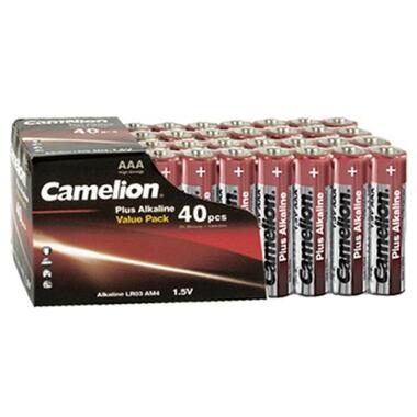 Батарейка Camelion AAA Plus Alkaline LR03 * 40 (LR03-SP40) фото №1