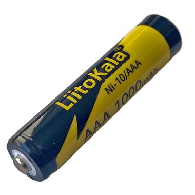 Акумулятор AAA, Ni-10/AAA 1.2V 1000mAh battery, LiitoKala, blister 1 pcs (Ni-10/AAA) фото №1