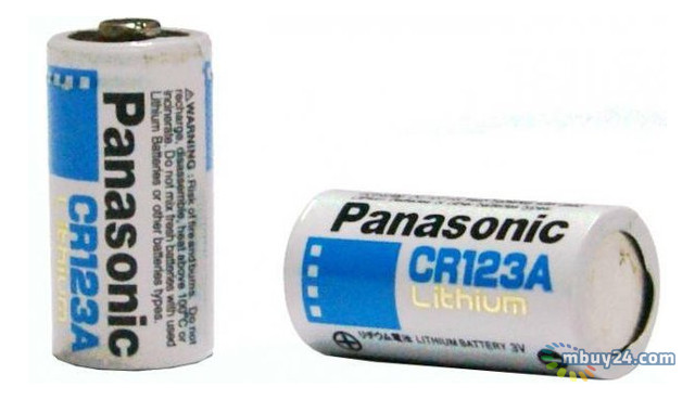 Акумулятор Panasonic CR123A (3V) (CR-123AL/1BP) фото №2