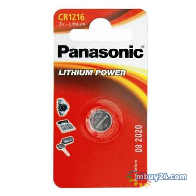 Батарейка Panasonic CR-1216EL/1B фото №1