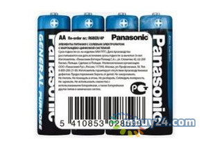 Батарейка Panasonic Лоток загального призначення R6 4 Цинк-Карбон фото №1