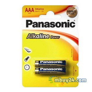 Батарейка Panasonic Alkaline Power AAA BLI 2 фото №1