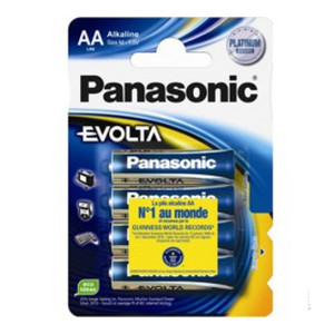 Батарейка Panasonic Evolta AA BLI 4 Alkaline фото №1