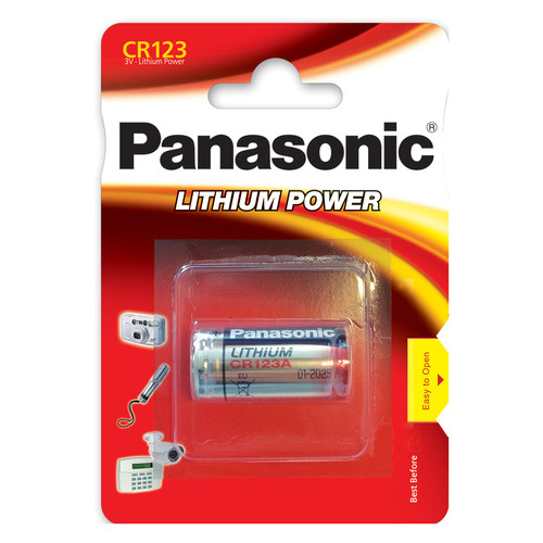 Літієва батарея Panasonic Lithium Power CR123AL/1BP фото №1