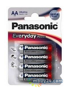 Батарейка Panasonic Everyday Power AA Bli 4 Alkaline фото №1