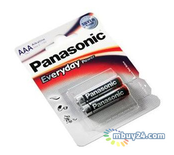 Батарейка Panasonic Everyday Power AAA Bli 2 Alkaline фото №1