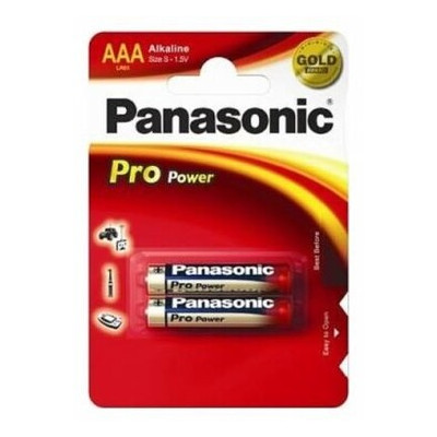 Батарейки Panasonic Pro Power LR03XEG/2BPU AAA/LR03 BL 2 шт фото №1