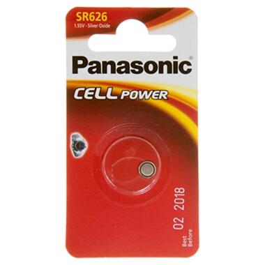 Батарейки Panasonic SR-626EL/1B SR 626 BL 1 шт фото №1