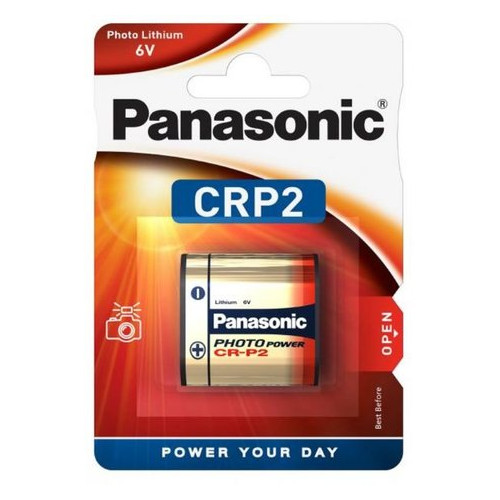 Батарейка літієва Panasonic Lithium Power CRP2 (CR-P2L/1BP), 6V, блістер фото №2