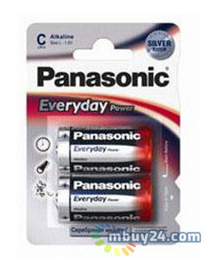 Батарейки Panasonic Everyday Power C BLI 2 Alkaline фото №1