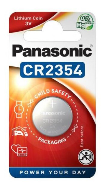 Літієва батарея Panasonic Lithium Coin CR-2354EL/1B (CR2354), 3V, блістер 1шт фото №1