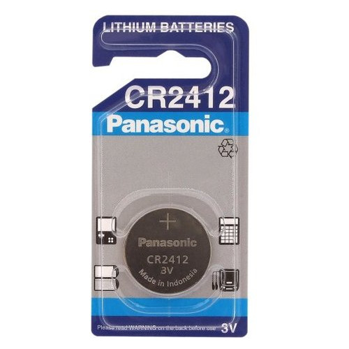 Літієва батарея Panasonic Lithium Coin Industrial CR2412, 3V, блістер 1шт фото №1